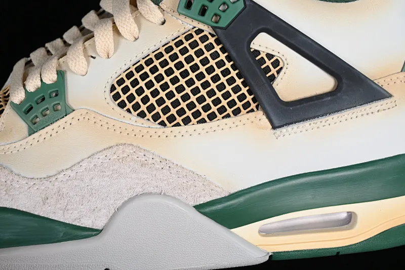 All categories Air Jordan Jordan series basketball shoes Air Jordan 4 Bulbasaur x Jordan Air Jordan 4 Retro AJ4 Jordan 4 Bulbasaur joint model basketball shoes DC7770-106